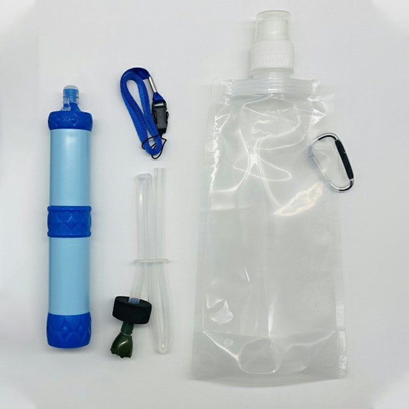 1000L Water Filter Straw Water Purifying Device Water Filtration Survival for Emergency Kits