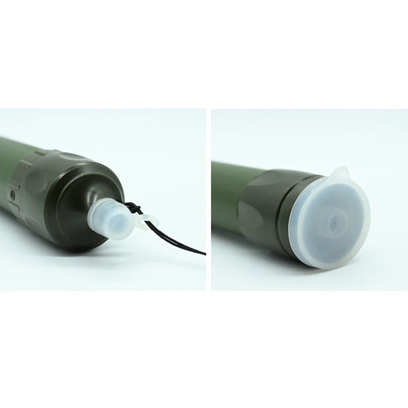 QJ-A10 Emergency Survival Water Straw Portable Personal Plastic Water Filter (No FDA, BPA-Free)