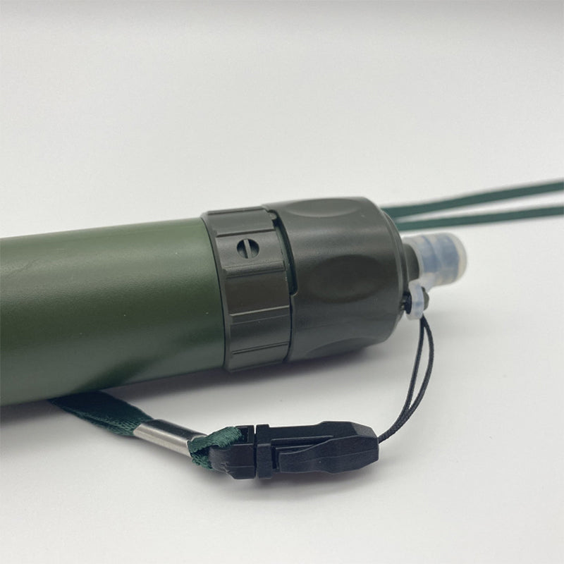 QJ-A10 Emergency Survival Water Straw Portable Personal Plastic Water Filter (No FDA, BPA-Free)