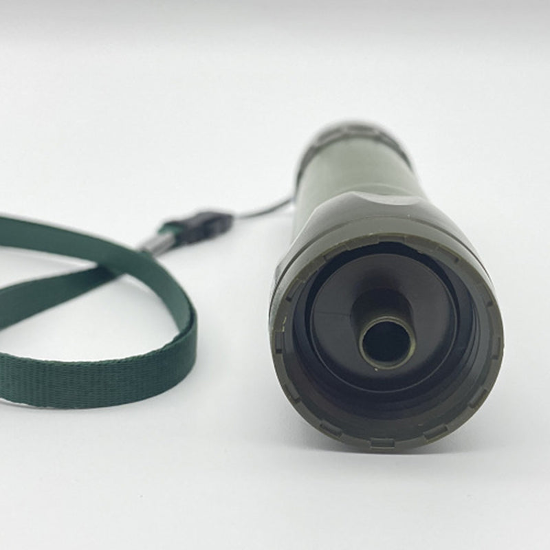 QJ-A10 Emergency Survival Water Straw Portable Personal Plastic Water Filter (No FDA, BPA-Free)