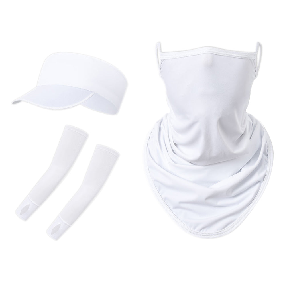ZRCE PA04 Face Cover + Sleeves + Hat Summer Outdoor Cycling Fishing Anti-sun Accessories Kit