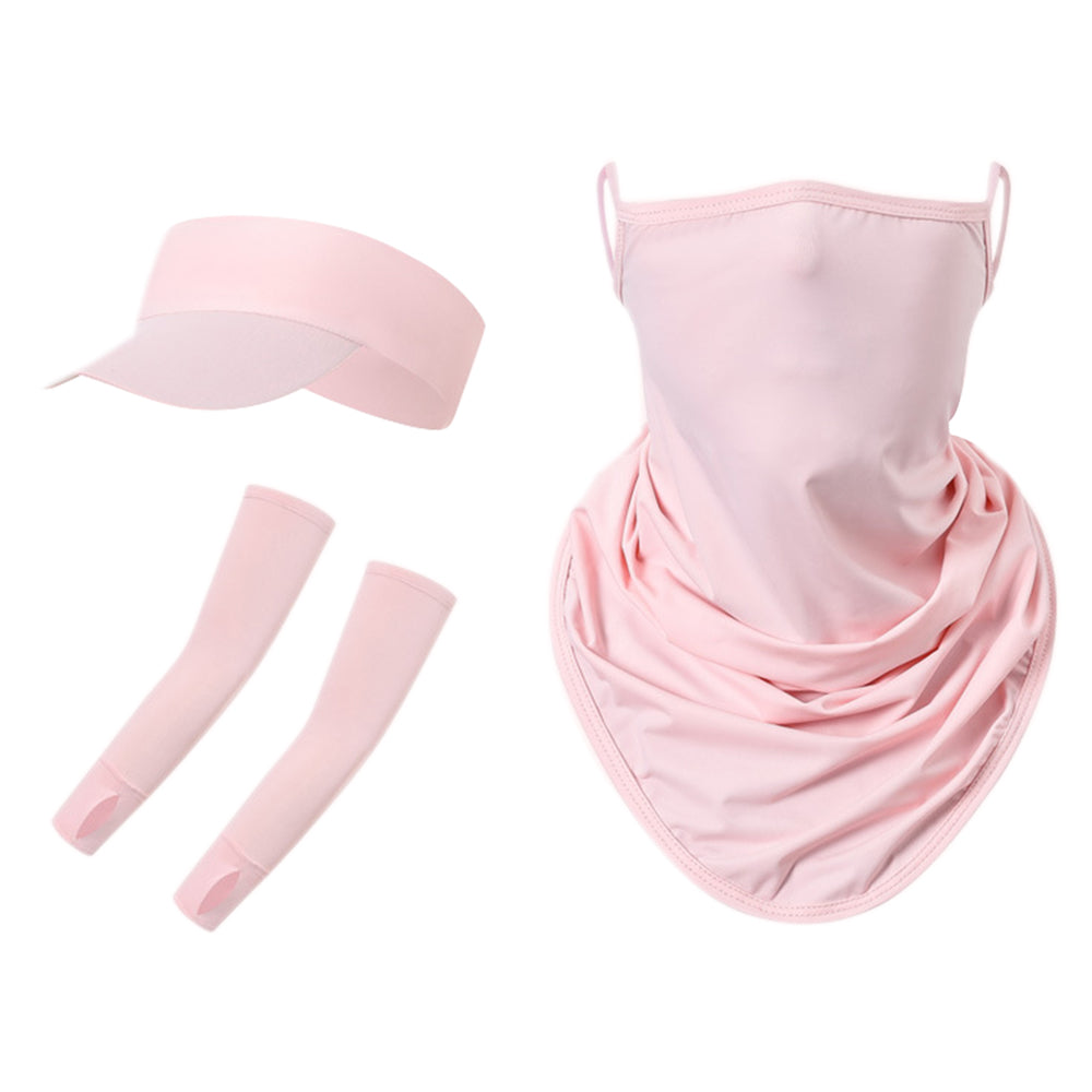 ZRCE PA04 Face Cover + Sleeves + Hat Summer Outdoor Cycling Fishing Anti-sun Accessories Kit