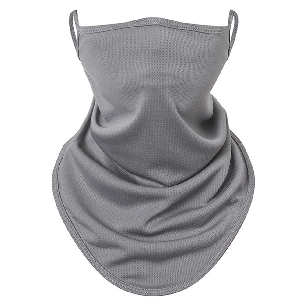 ZRCE PA05 Summer Sun-proof Mask Scarf Ear Hanging Breathable Polyester Face Neck Cover