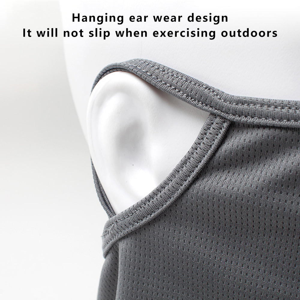 ZRCE PA05 Summer Sun-proof Mask Scarf Ear Hanging Breathable Polyester Face Neck Cover