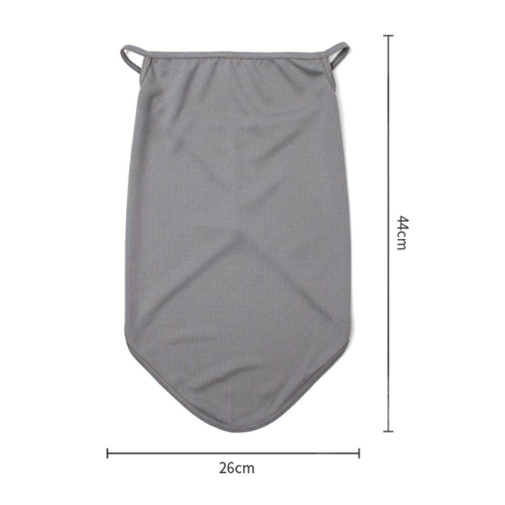 ZRCE PA05 Summer Sun-proof Mask Scarf Ear Hanging Breathable Polyester Face Neck Cover