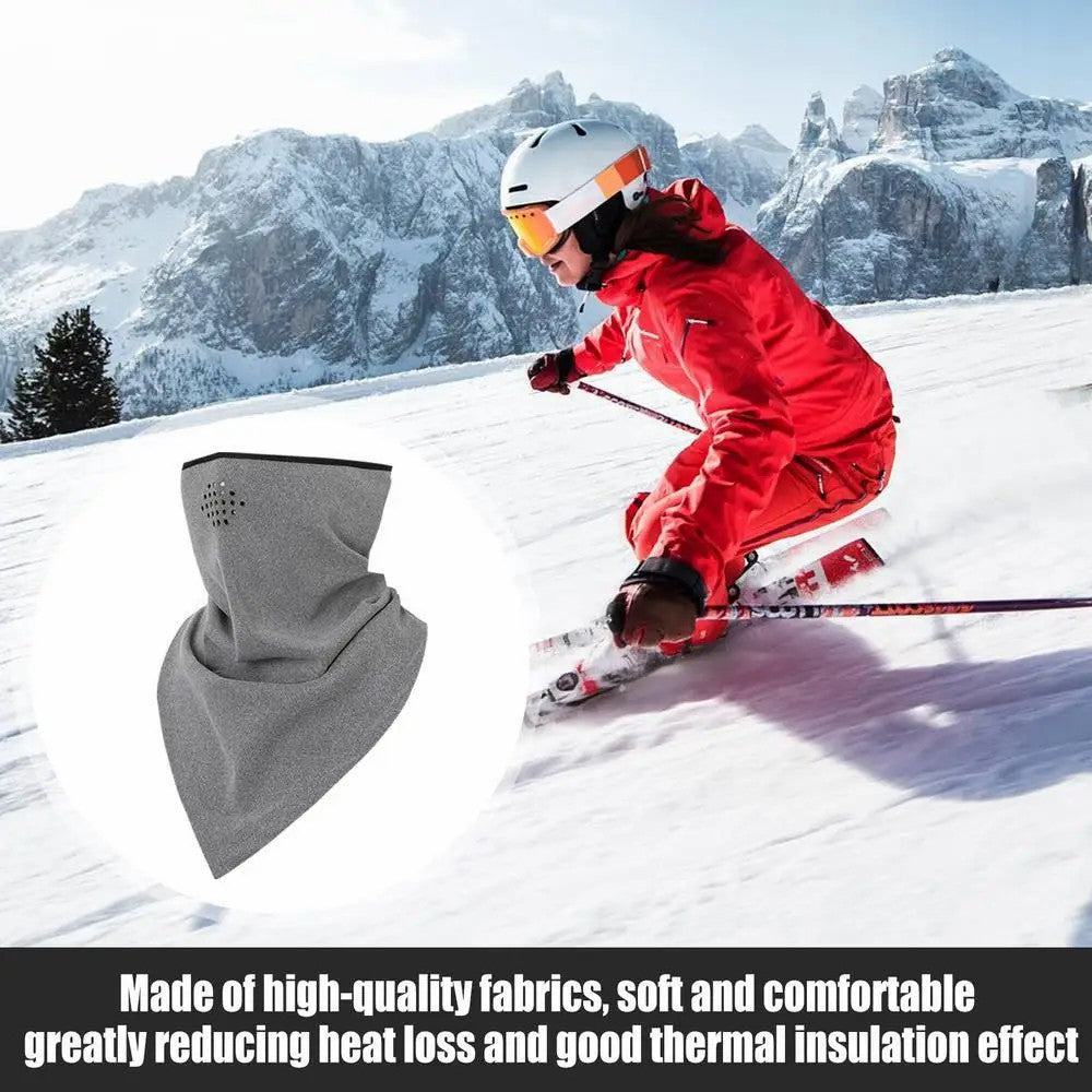ZRCE PA03 Winter Cycling Windproof Face Mask Ear Hanging Triangle Neck Gaiter