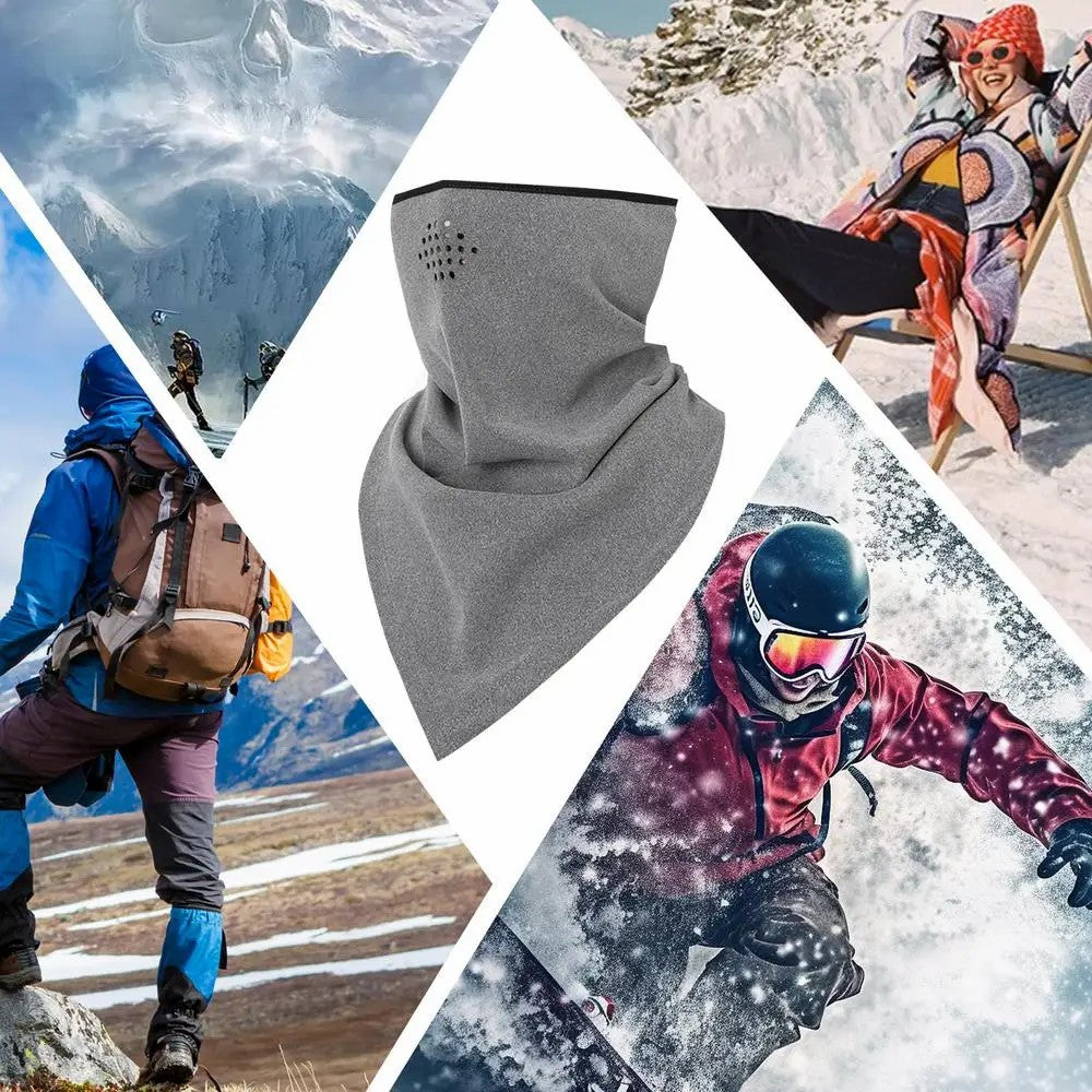 ZRCE PA03 Winter Cycling Windproof Face Mask Ear Hanging Triangle Neck Gaiter