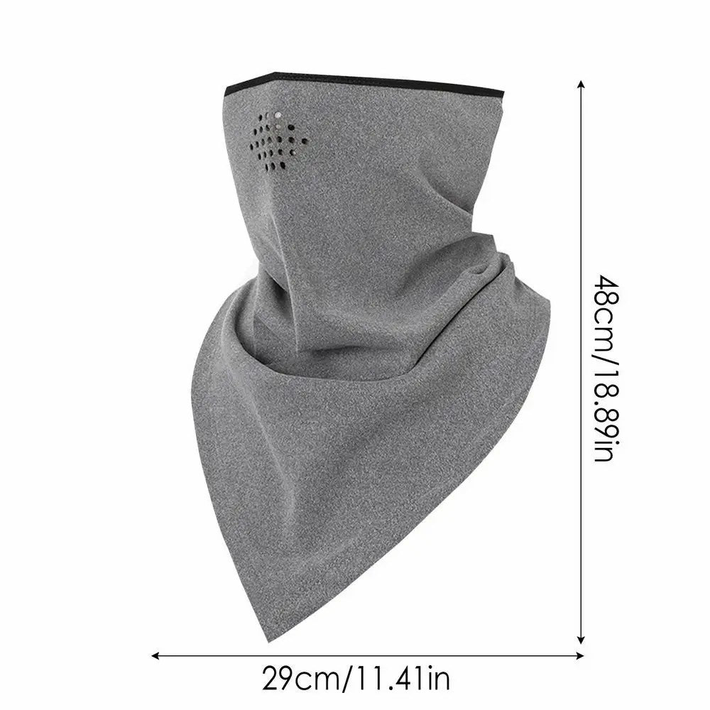 ZRCE PA03 Winter Cycling Windproof Face Mask Ear Hanging Triangle Neck Gaiter