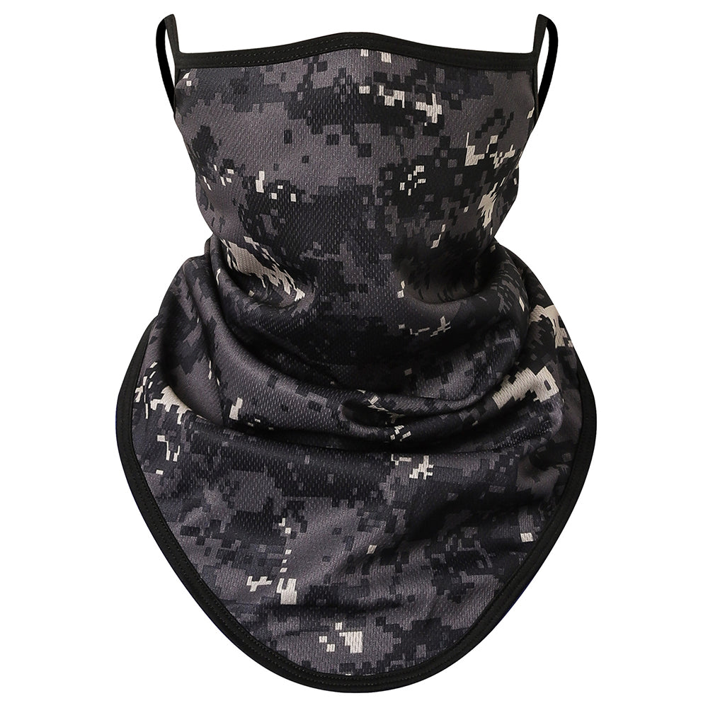 ZRCE PA06 Summer Cycling Camouflage Sun-proof Mask Scarf Ear Hanging Polyester Face Neck Cover