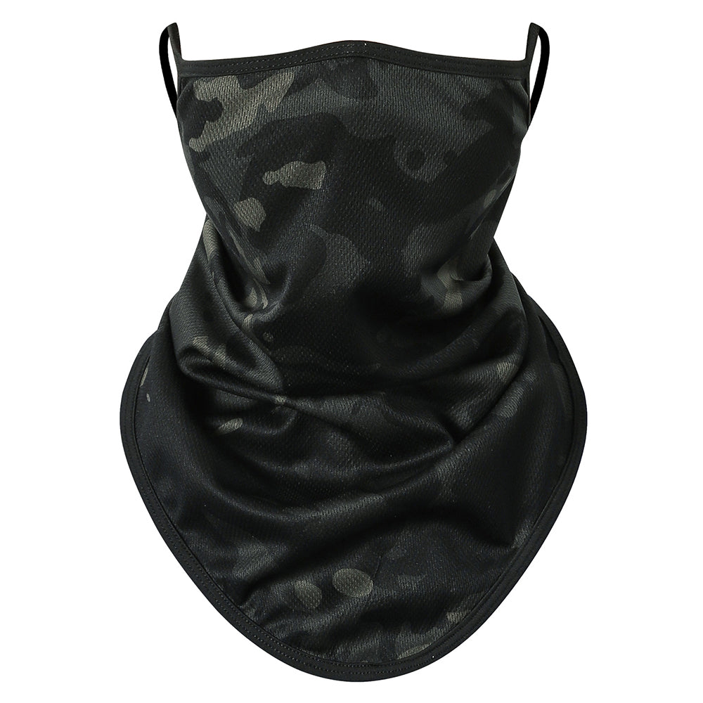 ZRCE PA06 Summer Cycling Camouflage Sun-proof Mask Scarf Ear Hanging Polyester Face Neck Cover