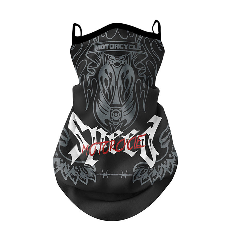 ZRCE GE Outdoor Sun-proof Mask Scarf Ear Hanging Motorcycle Anti-UV Face Neck Cover