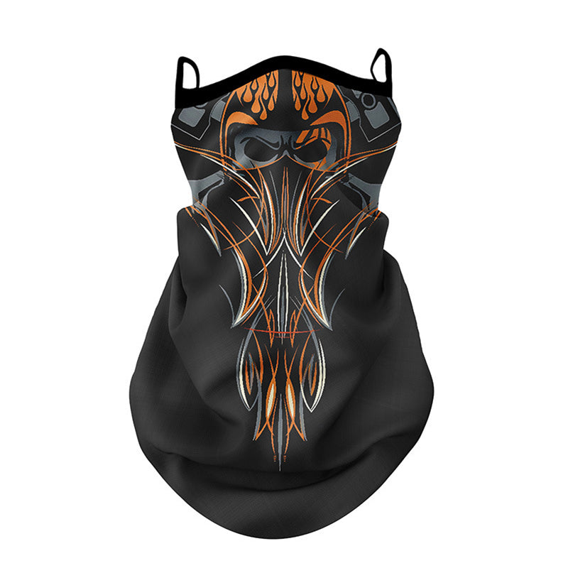 ZRCE GE Outdoor Sun-proof Mask Scarf Ear Hanging Motorcycle Anti-UV Face Neck Cover