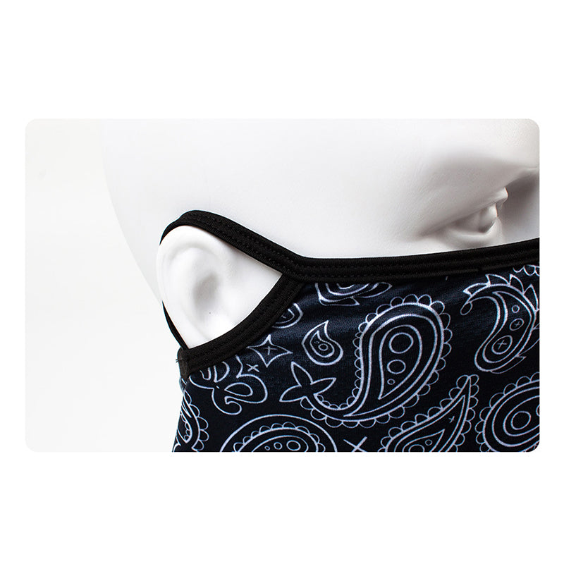 ZRCE GE Stylish Outdoor Sun-proof Mask Scarf Ear Hanging Breathable Anti-UV Face Neck Cover