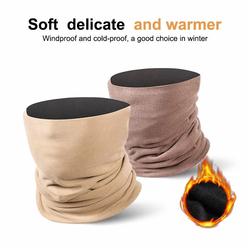 ZRCE YA09 Cycling Thermal Fleece Neck Gaiter Warm Neck Cover Scarf for Winter