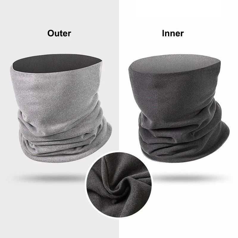 ZRCE YA09 Cycling Thermal Fleece Neck Gaiter Warm Neck Cover Scarf for Winter