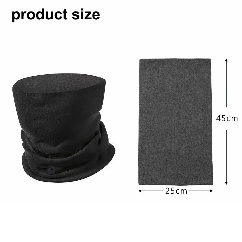 ZRCE YA09 Cycling Thermal Fleece Neck Gaiter Warm Neck Cover Scarf for Winter