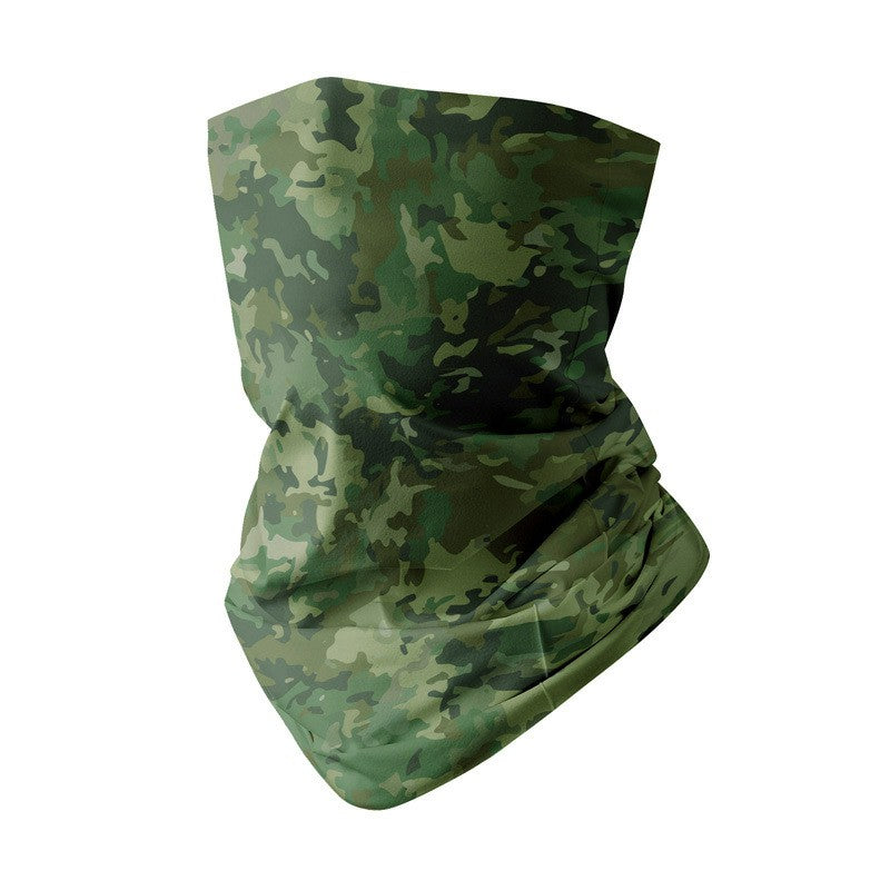 YD Outdoor Fishing Ice Silk Face Mask Anti-UV Cycling Neck Gaiter, 25*50cm