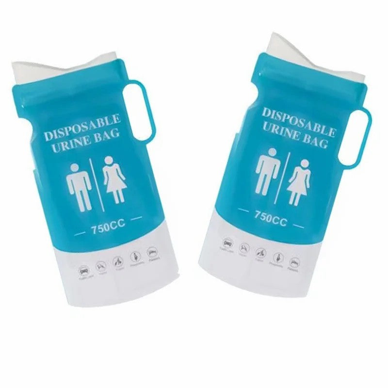 4Pcs / Set 750ml Car Emergency Urinal Bags Disposable Urine Bags for Traffic Jam Camping