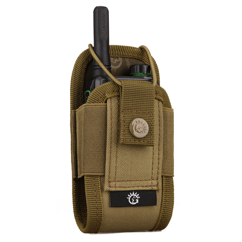 PROTECTOR PLUS A018 Waterproof Walkie Talkie Radio Holder Drop Leg Bag Storage Pouch