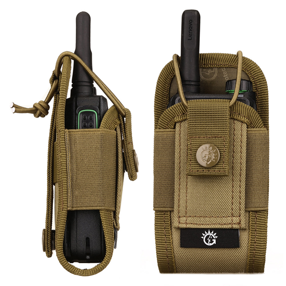 PROTECTOR PLUS A018 Waterproof Walkie Talkie Radio Holder Drop Leg Bag Storage Pouch