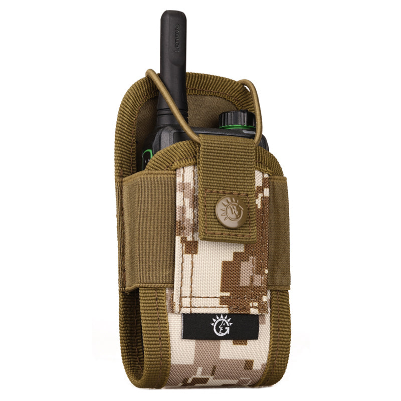 PROTECTOR PLUS A018 Waterproof Walkie Talkie Radio Holder Drop Leg Bag Storage Pouch