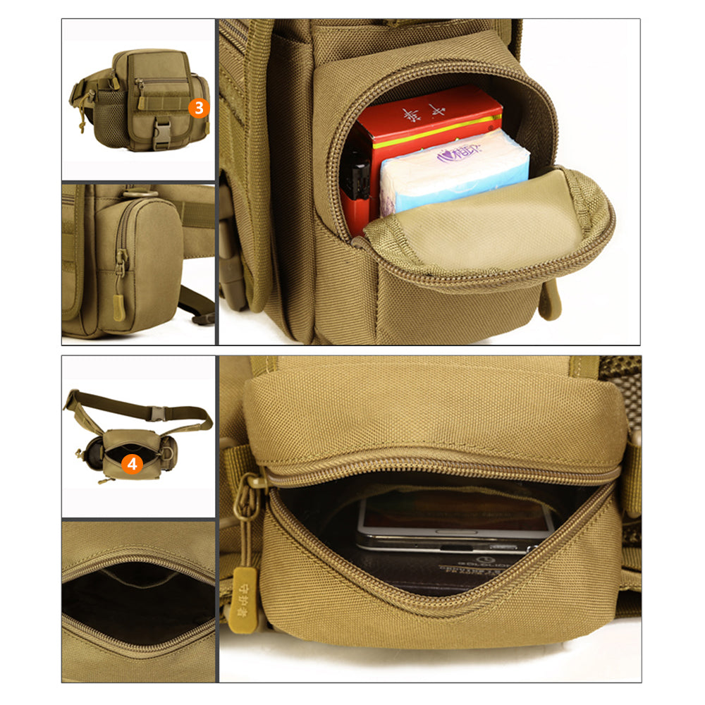 PROTECTOR PLUS Y117 Cycling Waist Bag Water Bottle Holder Tactical Fanny Pack