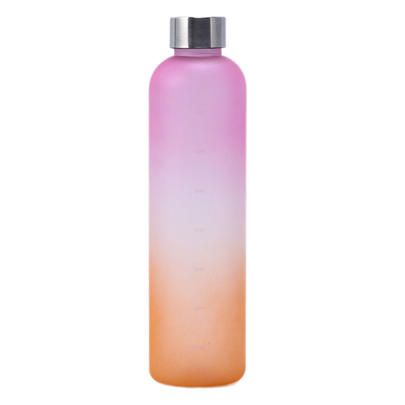 1000ML Fitness Matte Water Bottle PC Drinking Cup (BPA-Free, NO FDA Certified)