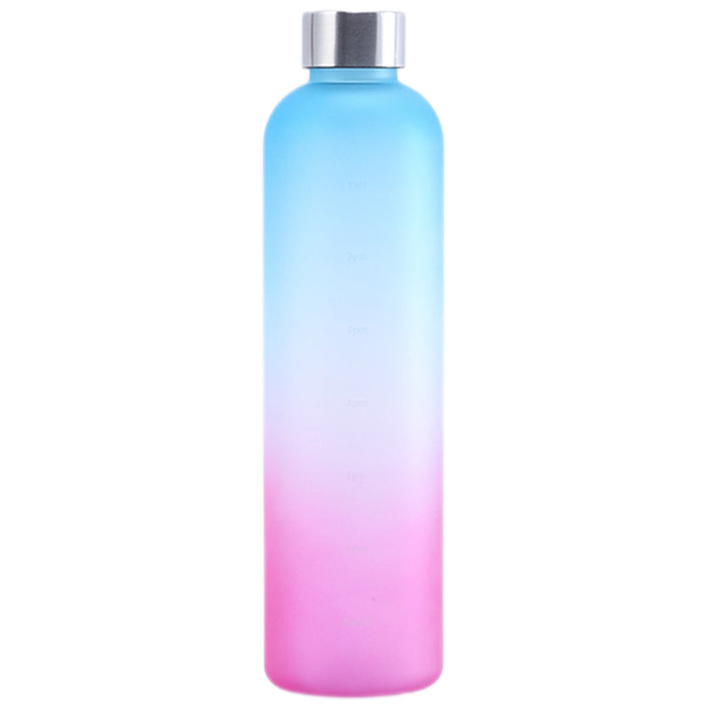 1000ML Fitness Matte Water Bottle PC Drinking Cup (BPA-Free, NO FDA Certified)