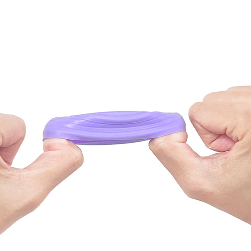 Reduce Noise Luggage Wheel Protective Cover Trolley Case Wheel Silicone Sleeve - Purple