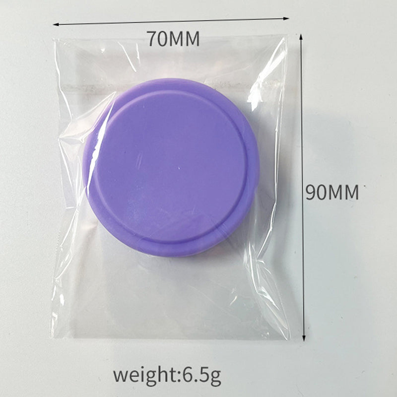 4Pcs Luggage Wheel Protective Cover Reduce Noise Trolley Case Wheel Silicone Sleeve - Purple
