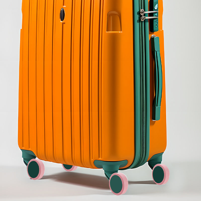 4PCS Carry-On Luggage Wheel Covers Hollow-Out Silicone Silent Protection Cases - Mint Green