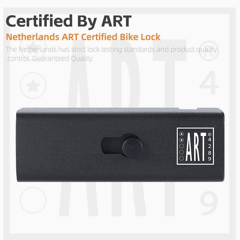 WEST BIKING YP0705096 Folding Bike Combination Lock Anti Theft Bicycle Lock ART Certified
