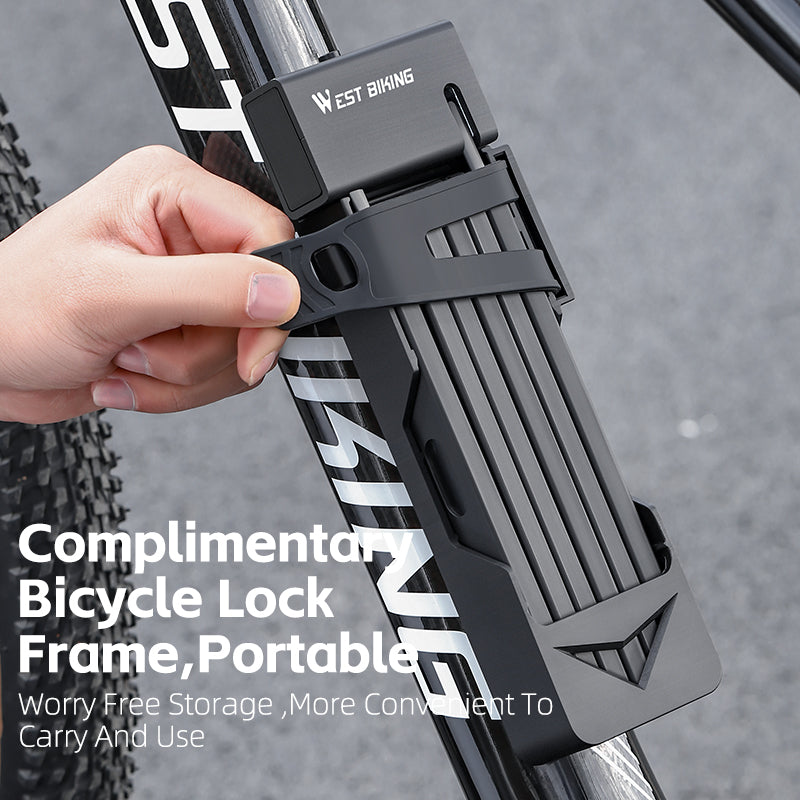 WEST BIKING YP0705096 Folding Bike Combination Lock Anti Theft Bicycle Lock ART Certified