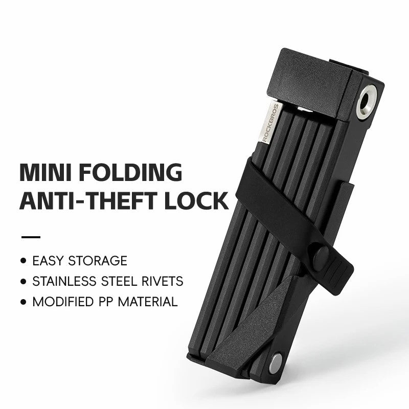 ROCKBROS 32140003 809 Folding Bicycle Lock Motorcycle Bike Anti Theft Lock