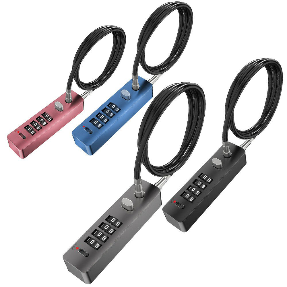 904T 60cm MTB Road Bike Anti-theft Password Lock Steel Bike Chain Lock