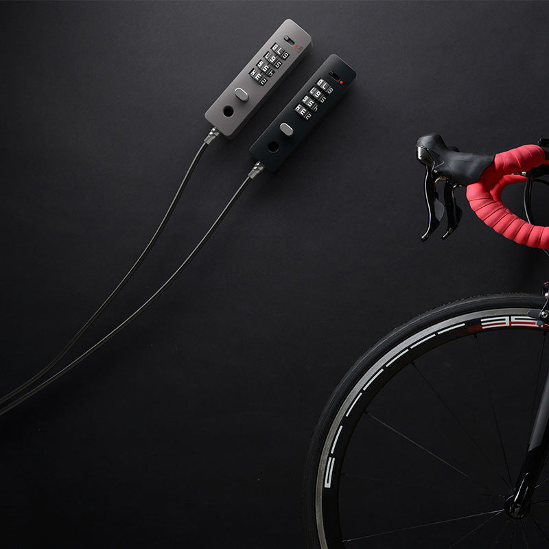 904T 30cm Bike Locks Cable 4 Digit Combination Anti-Theft Security Bicycle Lock