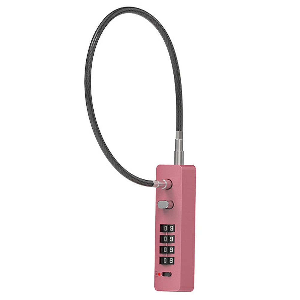 904T 30cm Bike Locks Cable 4 Digit Combination Anti-Theft Security Bicycle Lock
