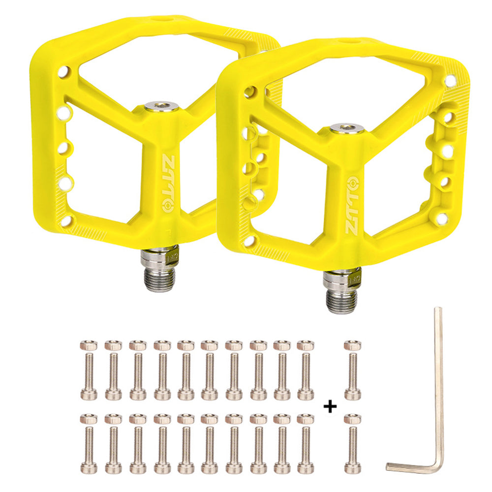 ZTTO MG005 1 Pair Mountain Road Bike Pedals Widen Anti-slip Nylon Pedals