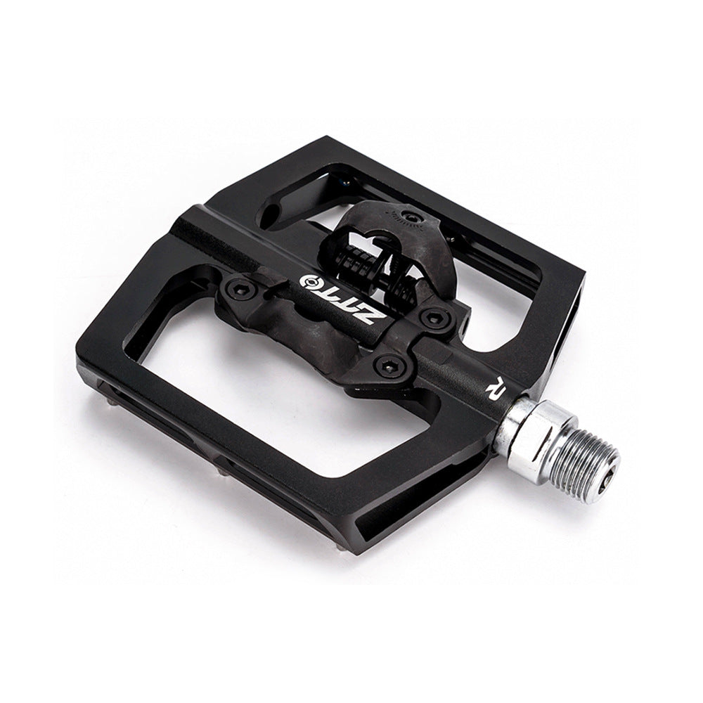 ZTTO STPD15 1 Pair Bicycle Anti-slip Pedals Aluminum Alloy Bike Cycling SPD Flat Pedals with Cleats