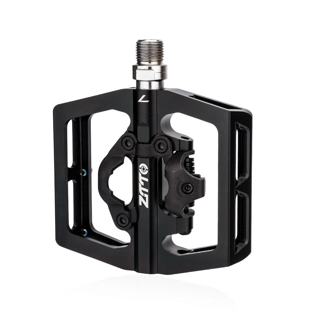 ZTTO STPD15 1 Pair Bicycle Anti-slip Pedals Aluminum Alloy Bike Cycling SPD Flat Pedals with Cleats