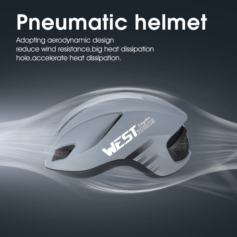 WEST BIKING YP1602505 Lightweight Pneumatic Bike Helmet with LED Taillight