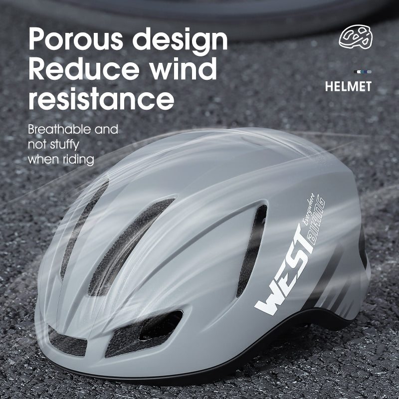 WEST BIKING YP1602505 Lightweight Pneumatic Bike Helmet with LED Taillight
