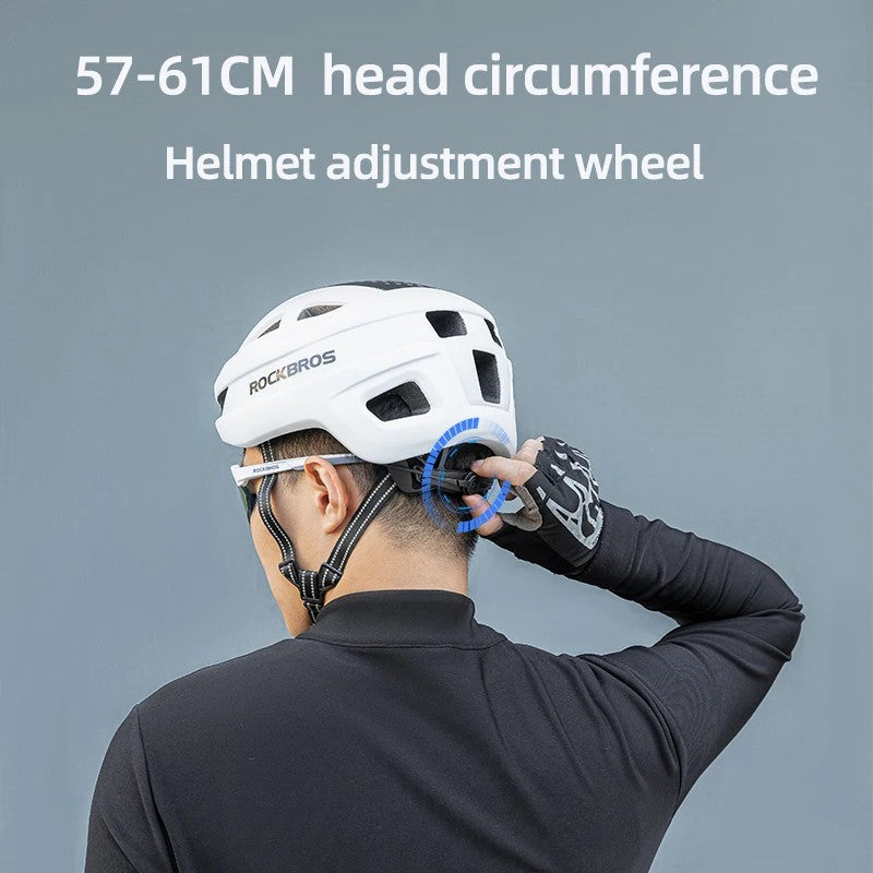 ROCKBROS Bicycle Helmet Breathable Head Protector Cycling Helmet (Matte Design)