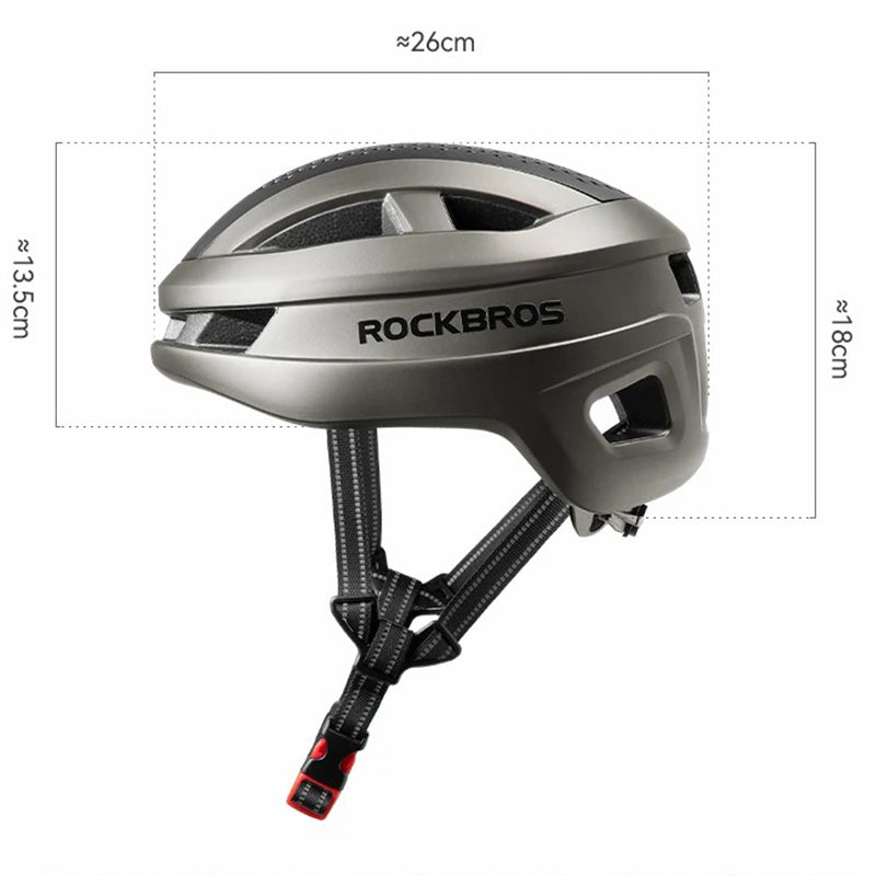ROCKBROS Bicycle Helmet Breathable Head Protector Cycling Helmet (Matte Design)