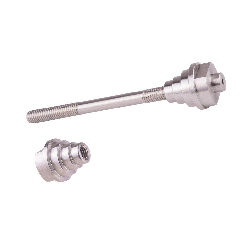 ZTTO Bike Truing Stand Thru Axle Adapter 12 / 15 / 20mm Bicycle Thru Axle Front Hub Steel Fixing Bar
