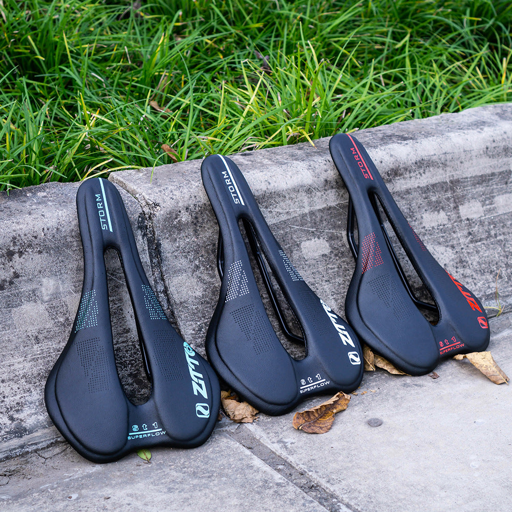 ZTTO ST1 Hollow Seat Cushion Breathable Microfiber Leather Mountain Road Bike Saddle