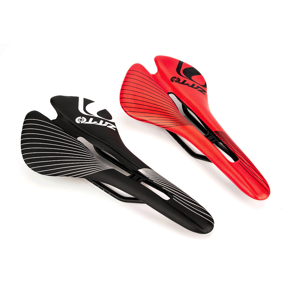 ZTTO 6610 Mountain Road Bike Leather Seat Cushion Ergonomic Hollow Bicycle Saddle