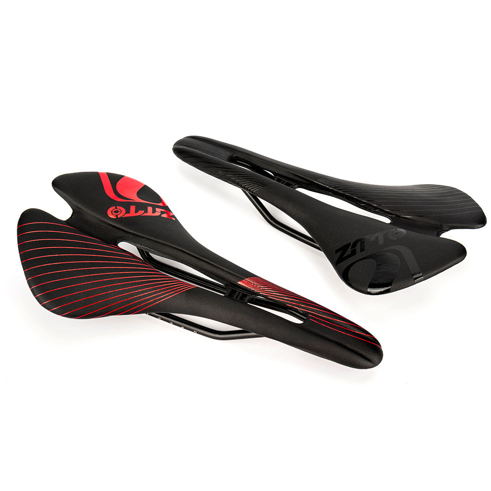 ZTTO 6610 Mountain Road Bike Leather Seat Cushion Ergonomic Hollow Bicycle Saddle