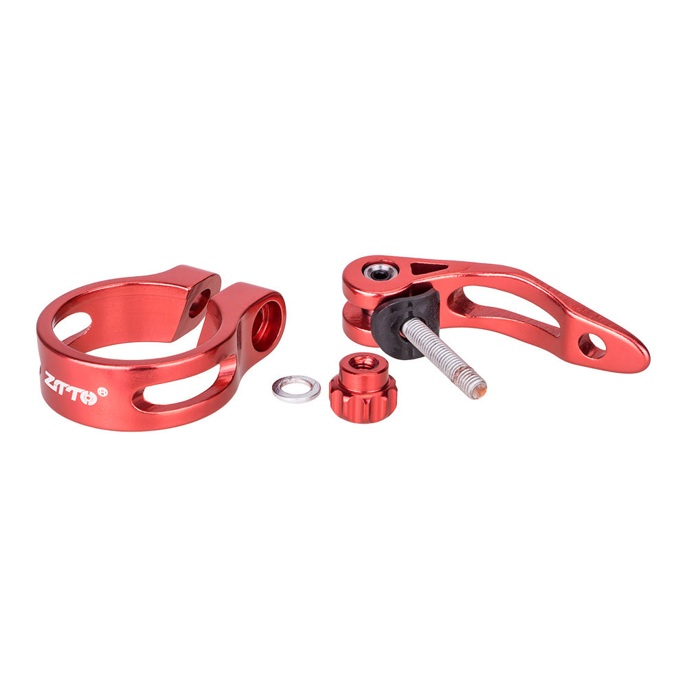 ZTTO JX076 Bike Seat Post Clamp Quick Release Aluminum Alloy Bicycle Seat Tube Clip
