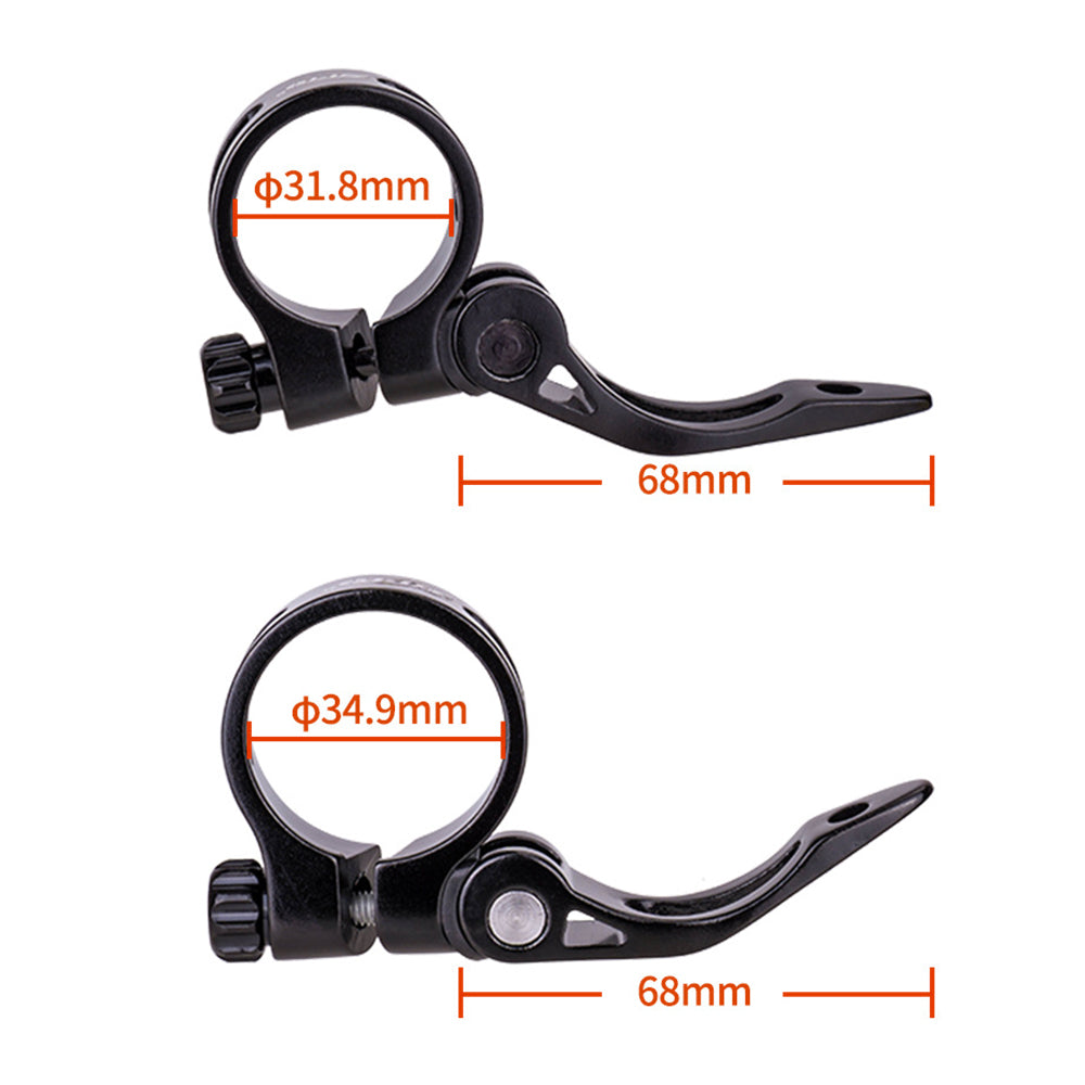 ZTTO JX076 Bike Seat Post Clamp Quick Release Aluminum Alloy Bicycle Seat Tube Clip